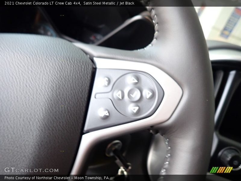 Satin Steel Metallic / Jet Black 2021 Chevrolet Colorado LT Crew Cab 4x4