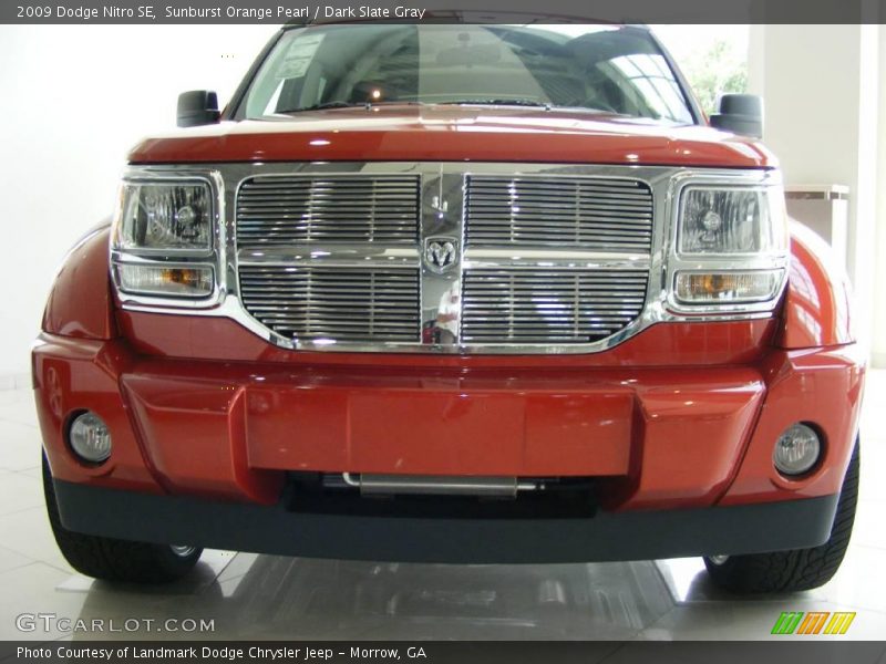 Sunburst Orange Pearl / Dark Slate Gray 2009 Dodge Nitro SE