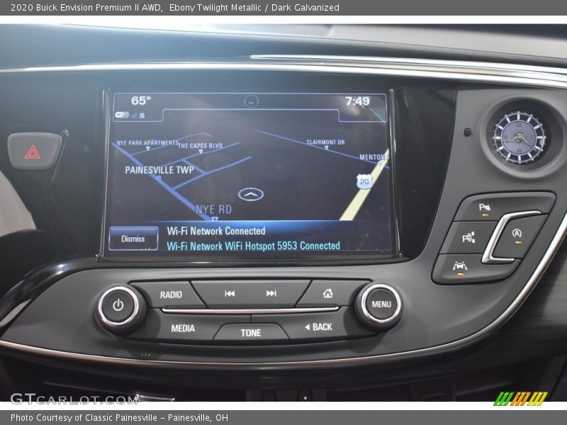 Ebony Twilight Metallic / Dark Galvanized 2020 Buick Envision Premium II AWD