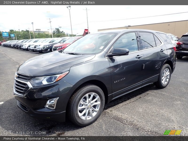 Nightfall Gray Metallic / Jet Black 2020 Chevrolet Equinox LT AWD