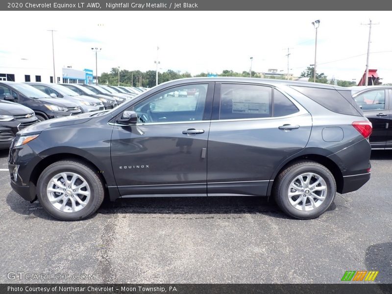 Nightfall Gray Metallic / Jet Black 2020 Chevrolet Equinox LT AWD