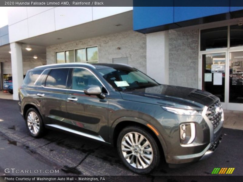 Rainforest / Black 2020 Hyundai Palisade Limited AWD