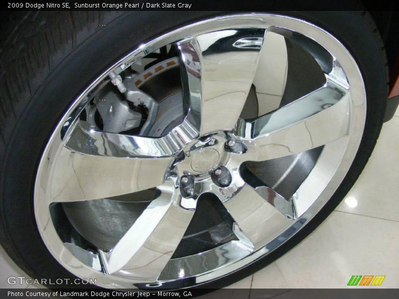 Sunburst Orange Pearl / Dark Slate Gray 2009 Dodge Nitro SE