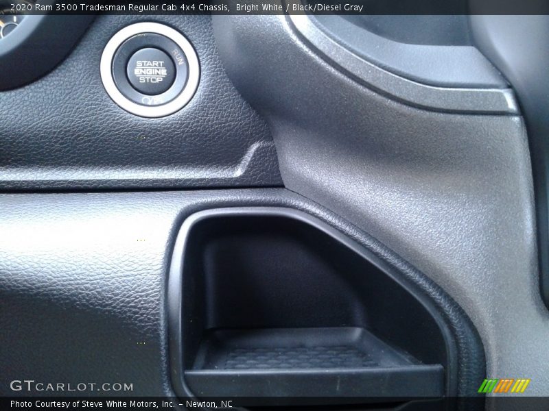 Bright White / Black/Diesel Gray 2020 Ram 3500 Tradesman Regular Cab 4x4 Chassis