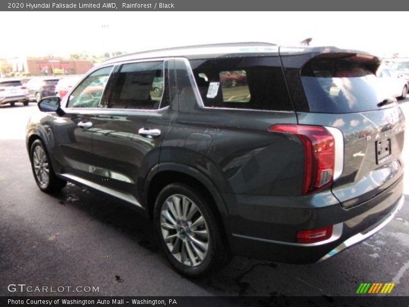 Rainforest / Black 2020 Hyundai Palisade Limited AWD