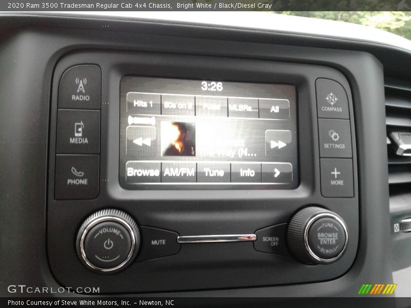 Bright White / Black/Diesel Gray 2020 Ram 3500 Tradesman Regular Cab 4x4 Chassis