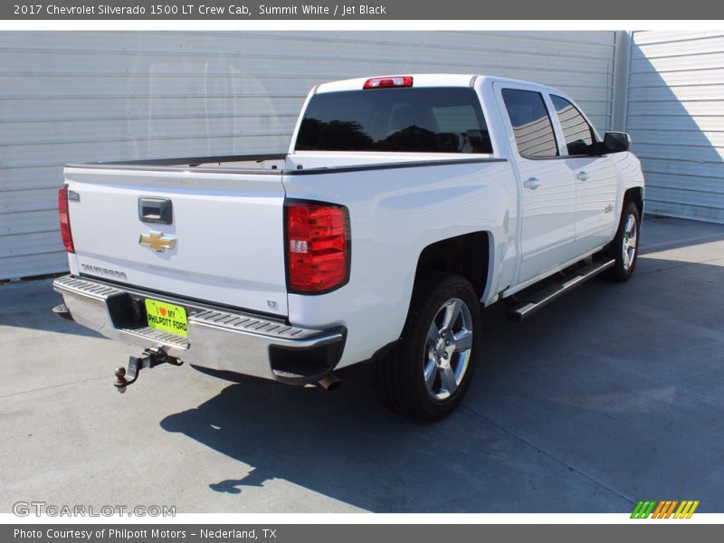Summit White / Jet Black 2017 Chevrolet Silverado 1500 LT Crew Cab