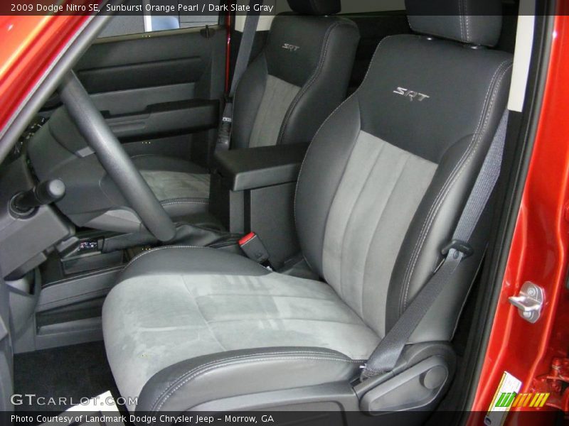 Sunburst Orange Pearl / Dark Slate Gray 2009 Dodge Nitro SE