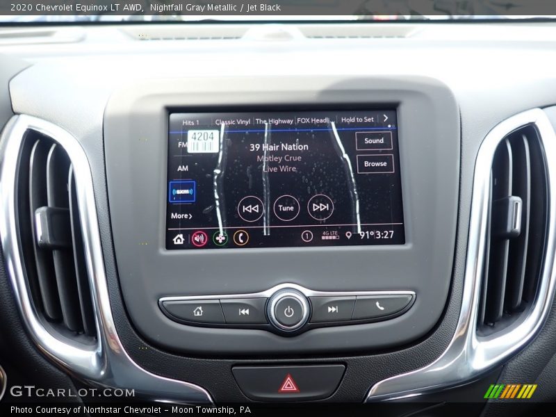 Nightfall Gray Metallic / Jet Black 2020 Chevrolet Equinox LT AWD