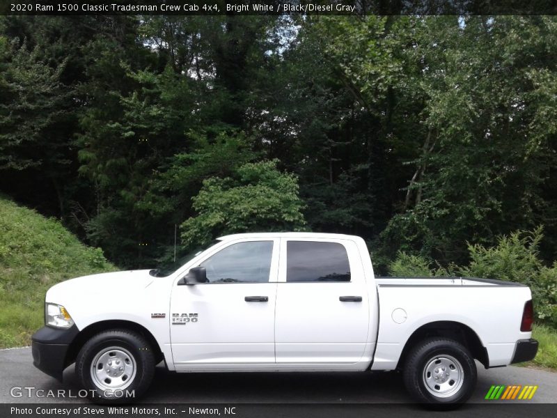 Bright White / Black/Diesel Gray 2020 Ram 1500 Classic Tradesman Crew Cab 4x4