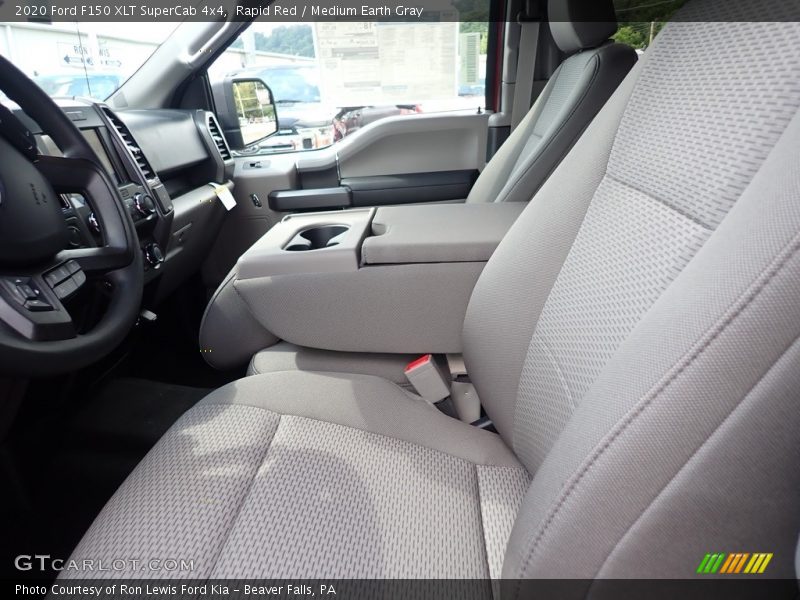 Rapid Red / Medium Earth Gray 2020 Ford F150 XLT SuperCab 4x4