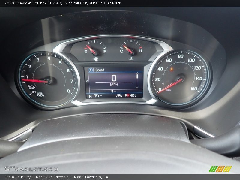 Nightfall Gray Metallic / Jet Black 2020 Chevrolet Equinox LT AWD