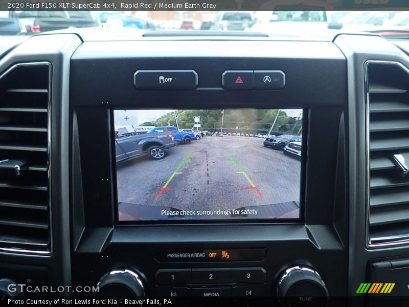 Rapid Red / Medium Earth Gray 2020 Ford F150 XLT SuperCab 4x4