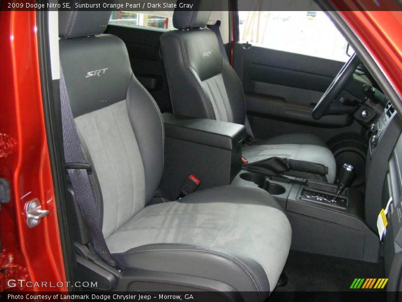 Sunburst Orange Pearl / Dark Slate Gray 2009 Dodge Nitro SE