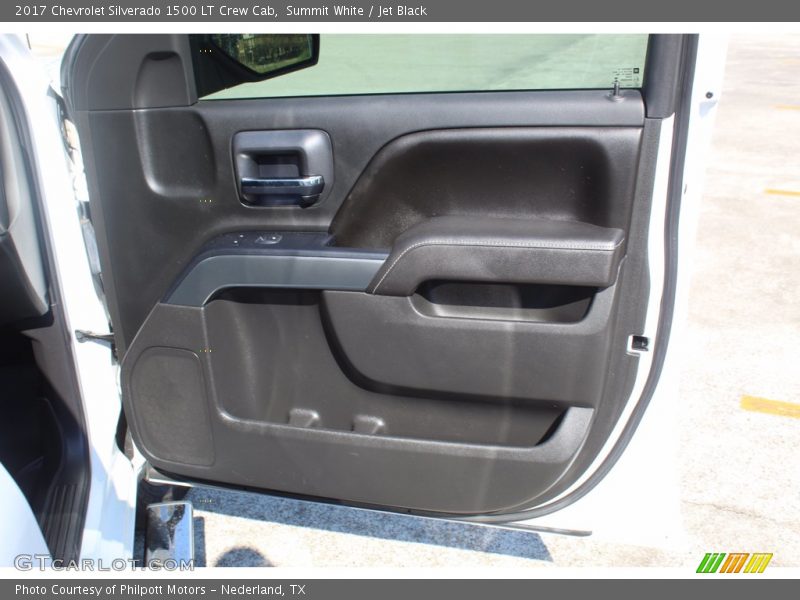 Summit White / Jet Black 2017 Chevrolet Silverado 1500 LT Crew Cab