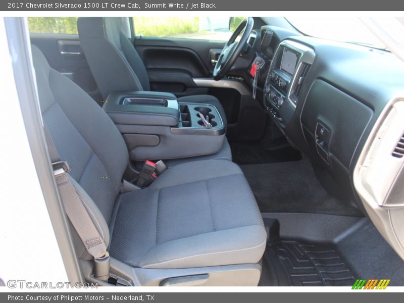 Summit White / Jet Black 2017 Chevrolet Silverado 1500 LT Crew Cab