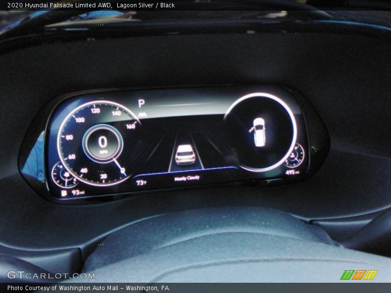 Lagoon Silver / Black 2020 Hyundai Palisade Limited AWD