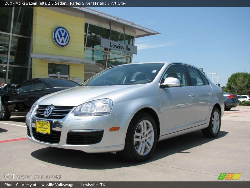 Reflex Silver Metallic / Art Gray 2007 Volkswagen Jetta 2.5 Sedan