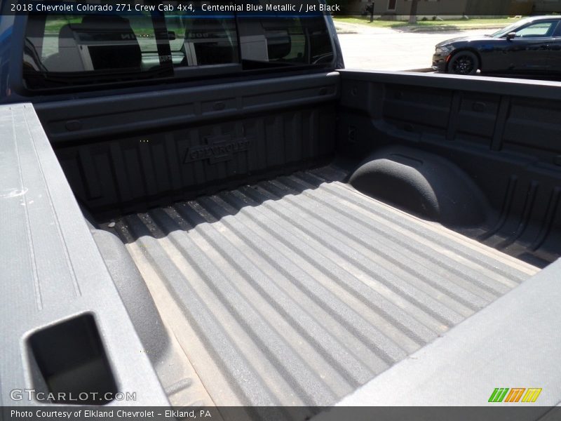 Centennial Blue Metallic / Jet Black 2018 Chevrolet Colorado Z71 Crew Cab 4x4