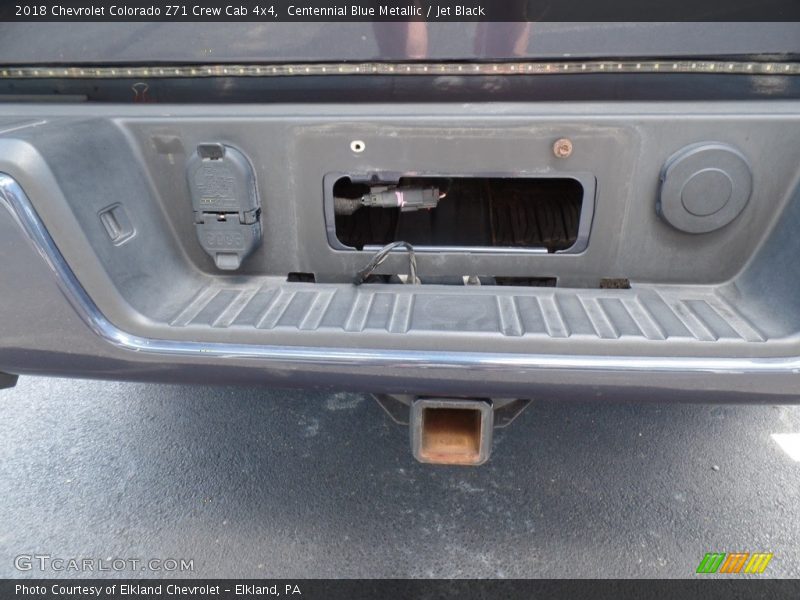 Centennial Blue Metallic / Jet Black 2018 Chevrolet Colorado Z71 Crew Cab 4x4