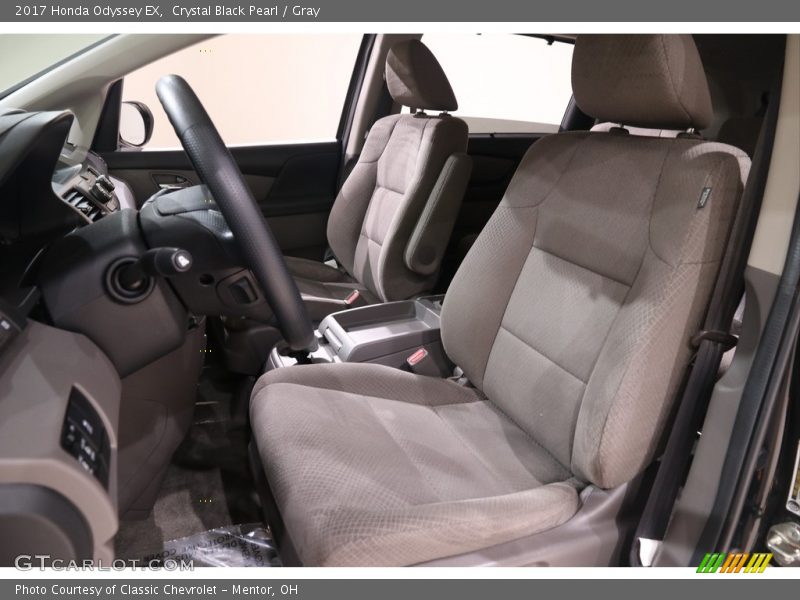Front Seat of 2017 Odyssey EX