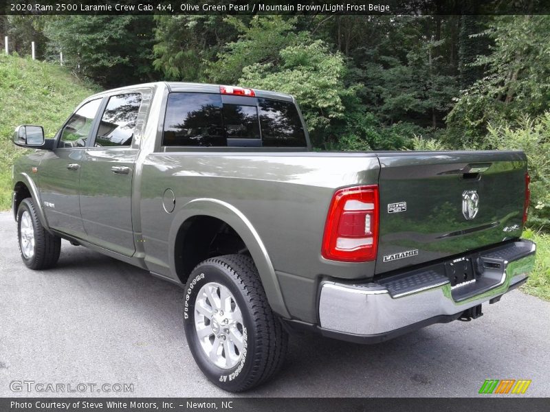 Olive Green Pearl / Mountain Brown/Light Frost Beige 2020 Ram 2500 Laramie Crew Cab 4x4