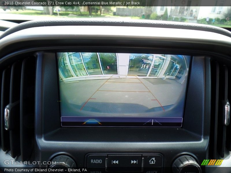 Centennial Blue Metallic / Jet Black 2018 Chevrolet Colorado Z71 Crew Cab 4x4