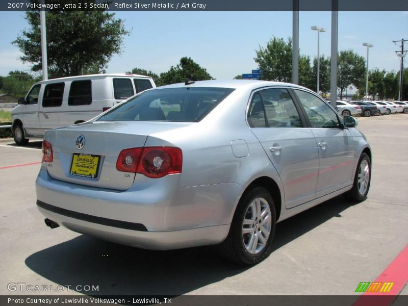 Reflex Silver Metallic / Art Gray 2007 Volkswagen Jetta 2.5 Sedan