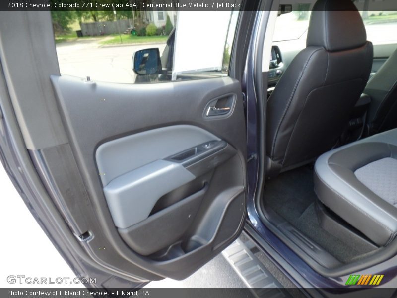 Centennial Blue Metallic / Jet Black 2018 Chevrolet Colorado Z71 Crew Cab 4x4
