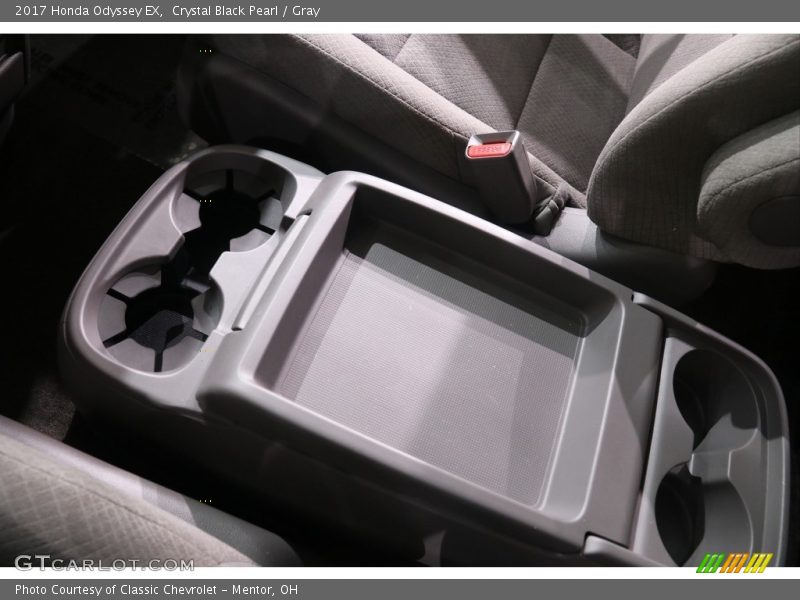 Crystal Black Pearl / Gray 2017 Honda Odyssey EX