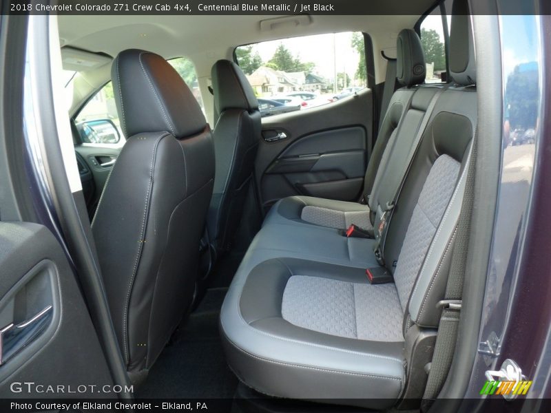 Centennial Blue Metallic / Jet Black 2018 Chevrolet Colorado Z71 Crew Cab 4x4