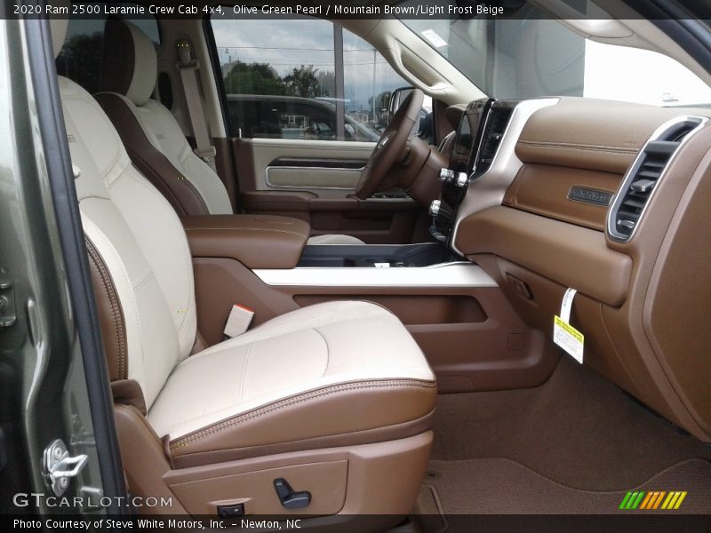 Front Seat of 2020 2500 Laramie Crew Cab 4x4