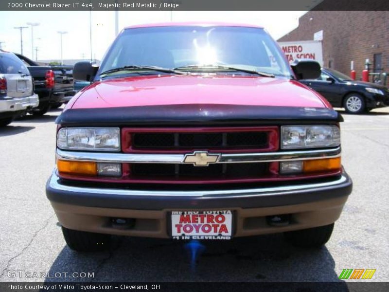 Majestic Red Metallic / Beige 2000 Chevrolet Blazer LT 4x4