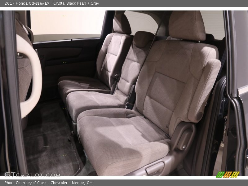 Crystal Black Pearl / Gray 2017 Honda Odyssey EX