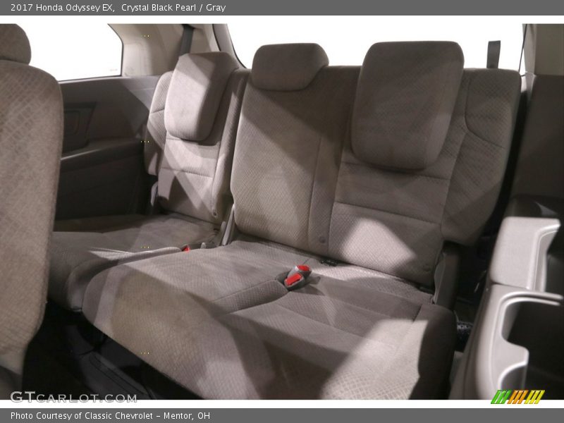 Crystal Black Pearl / Gray 2017 Honda Odyssey EX