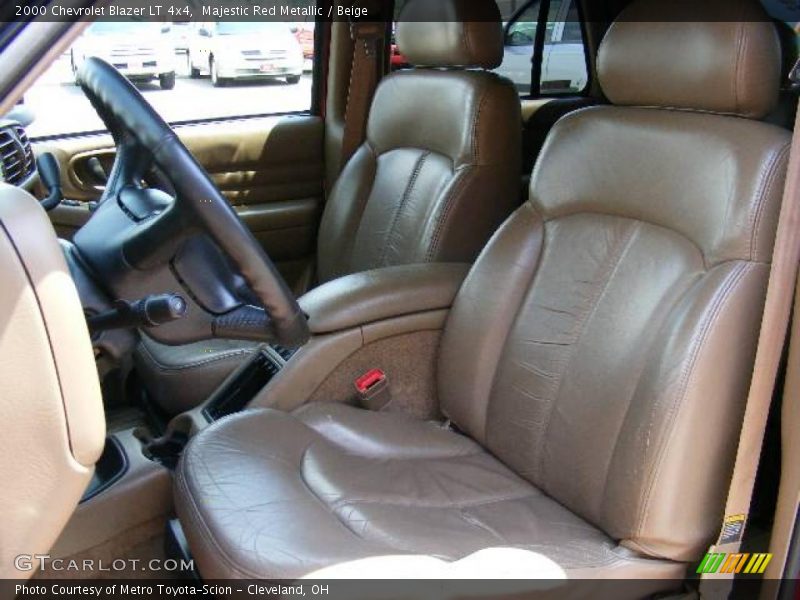Majestic Red Metallic / Beige 2000 Chevrolet Blazer LT 4x4