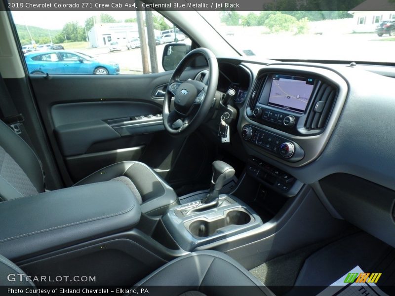 Centennial Blue Metallic / Jet Black 2018 Chevrolet Colorado Z71 Crew Cab 4x4