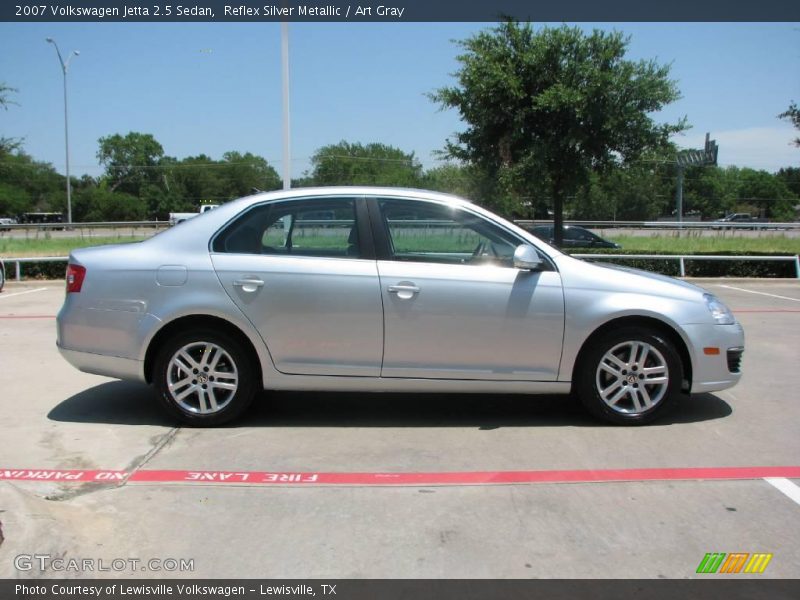 Reflex Silver Metallic / Art Gray 2007 Volkswagen Jetta 2.5 Sedan