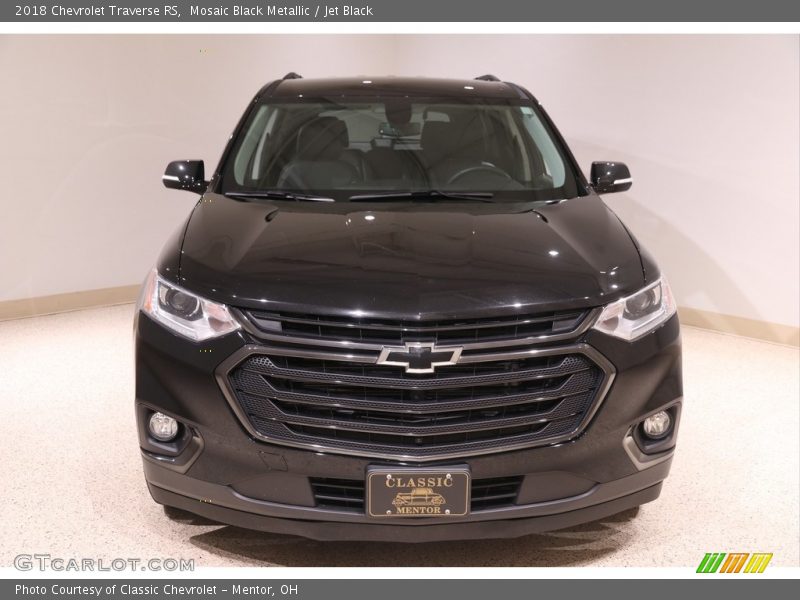 Mosaic Black Metallic / Jet Black 2018 Chevrolet Traverse RS