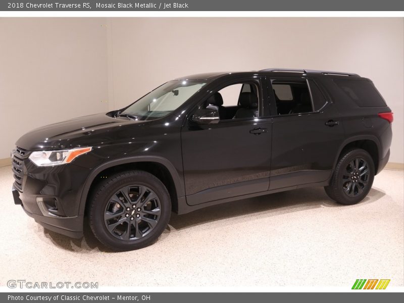 Mosaic Black Metallic / Jet Black 2018 Chevrolet Traverse RS