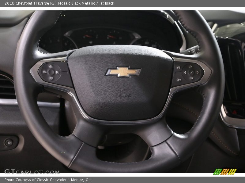 Mosaic Black Metallic / Jet Black 2018 Chevrolet Traverse RS