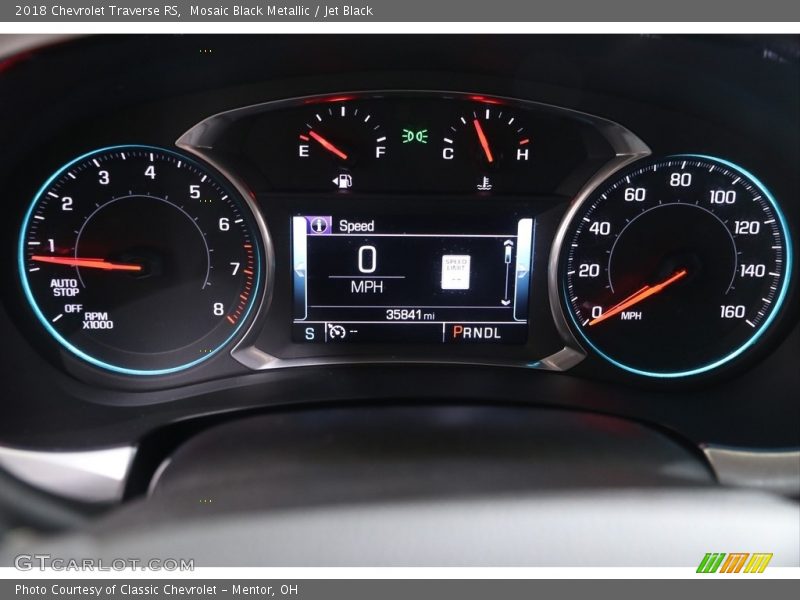 Mosaic Black Metallic / Jet Black 2018 Chevrolet Traverse RS