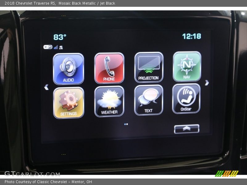 Mosaic Black Metallic / Jet Black 2018 Chevrolet Traverse RS