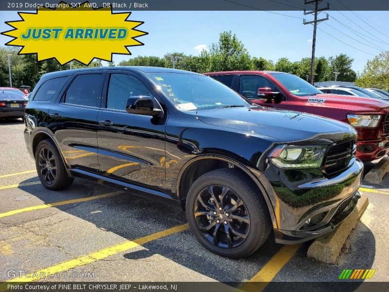 DB Black / Black 2019 Dodge Durango SXT AWD