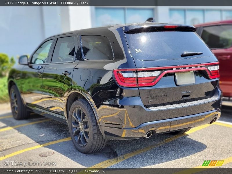 DB Black / Black 2019 Dodge Durango SXT AWD