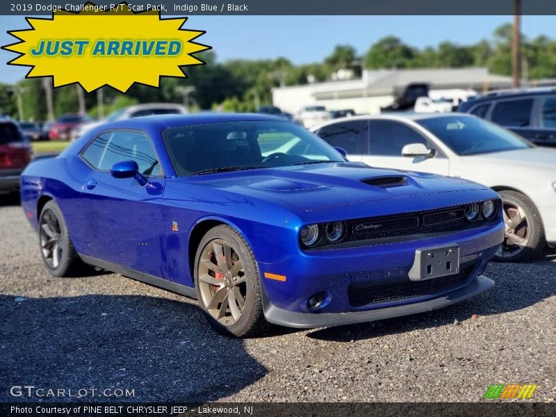 Indigo Blue / Black 2019 Dodge Challenger R/T Scat Pack