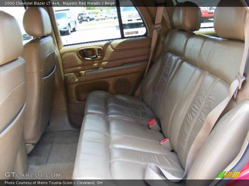 Majestic Red Metallic / Beige 2000 Chevrolet Blazer LT 4x4