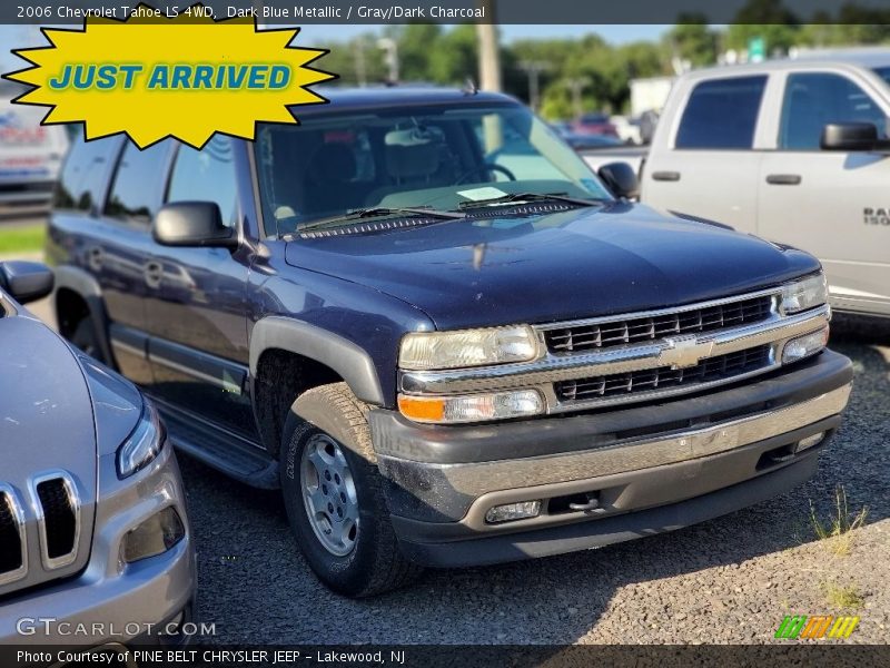 Dark Blue Metallic / Gray/Dark Charcoal 2006 Chevrolet Tahoe LS 4WD