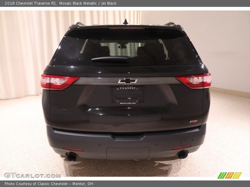 Mosaic Black Metallic / Jet Black 2018 Chevrolet Traverse RS