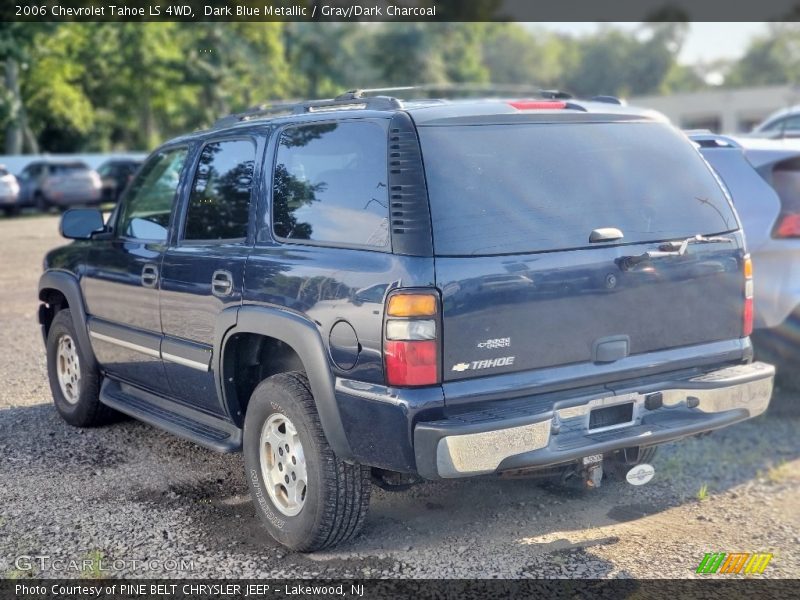 Dark Blue Metallic / Gray/Dark Charcoal 2006 Chevrolet Tahoe LS 4WD